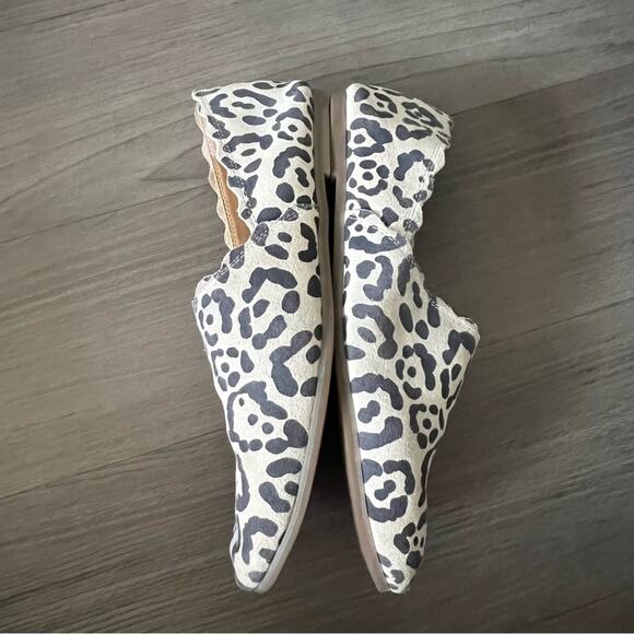 Lucky Brand Cloeey Leopard Suede Slide Mule Slip On 10M - Picture 2 of 13